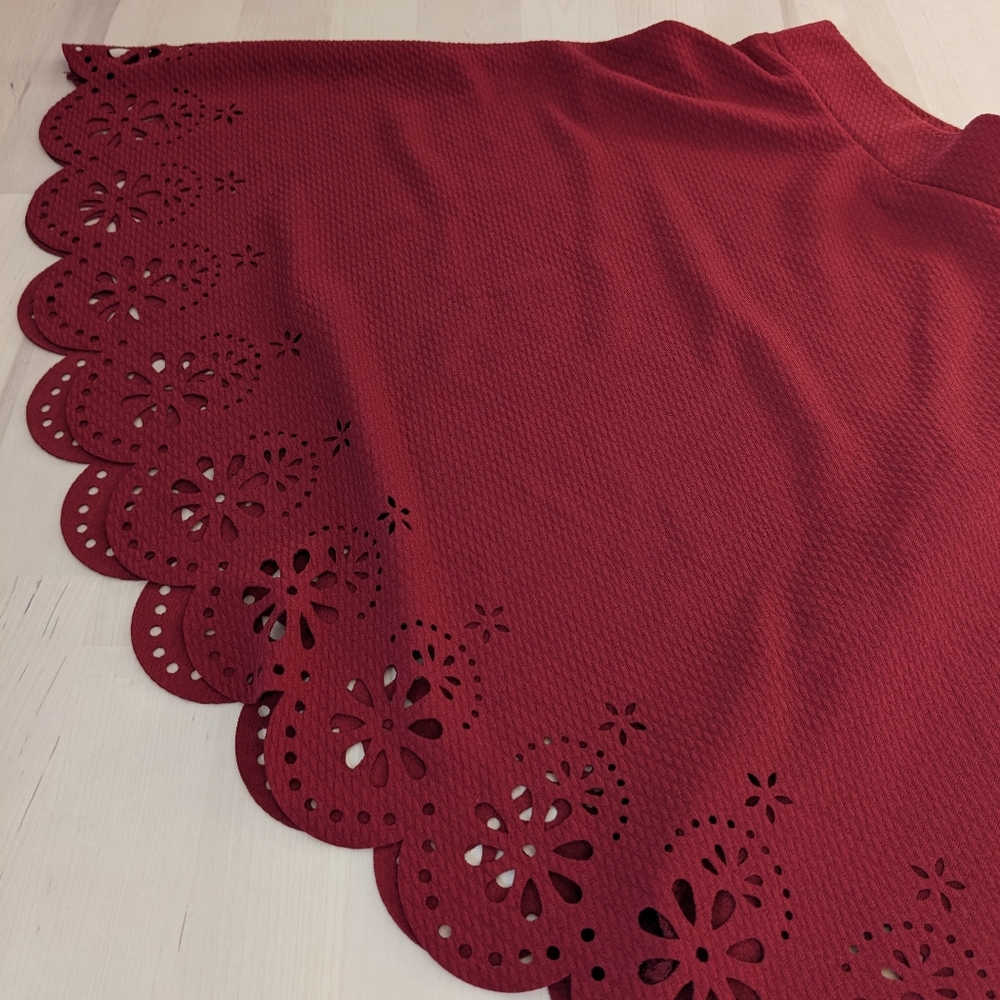 Red Skater Skirt